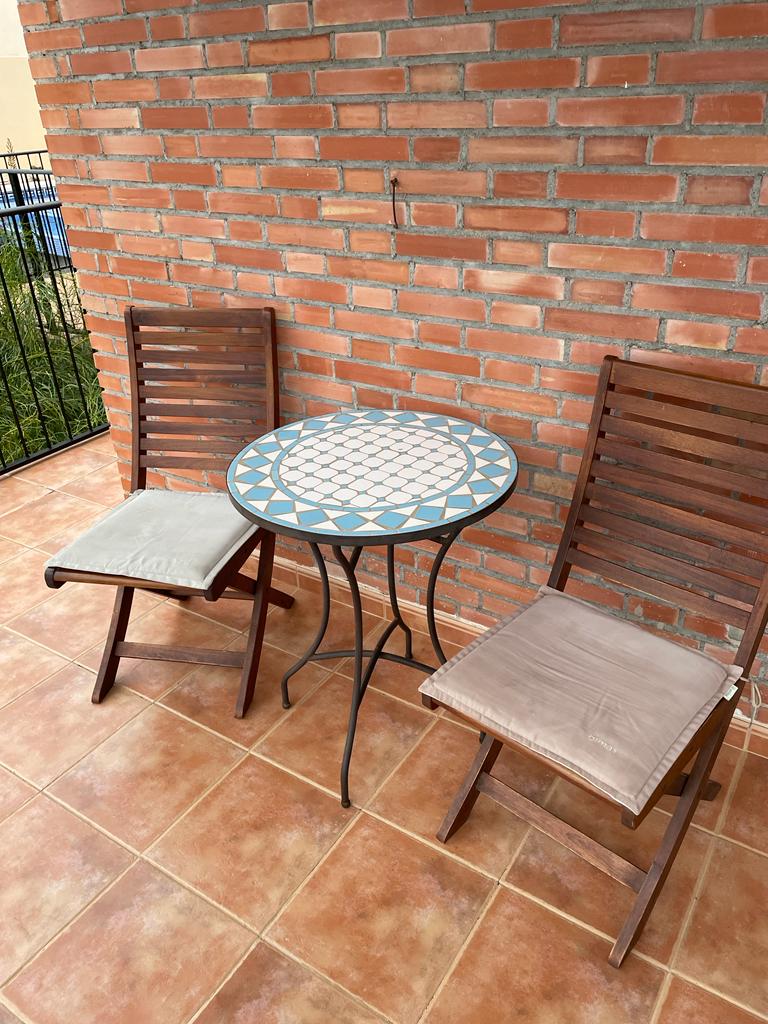 Terras voor